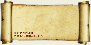 Jelisavka Novaković vizit kartica